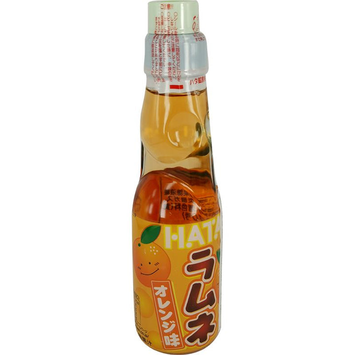 日本波子弹珠汽水 桔子味200ml/Ramune Limonade Orange Geschmack 200ml Hatakosen