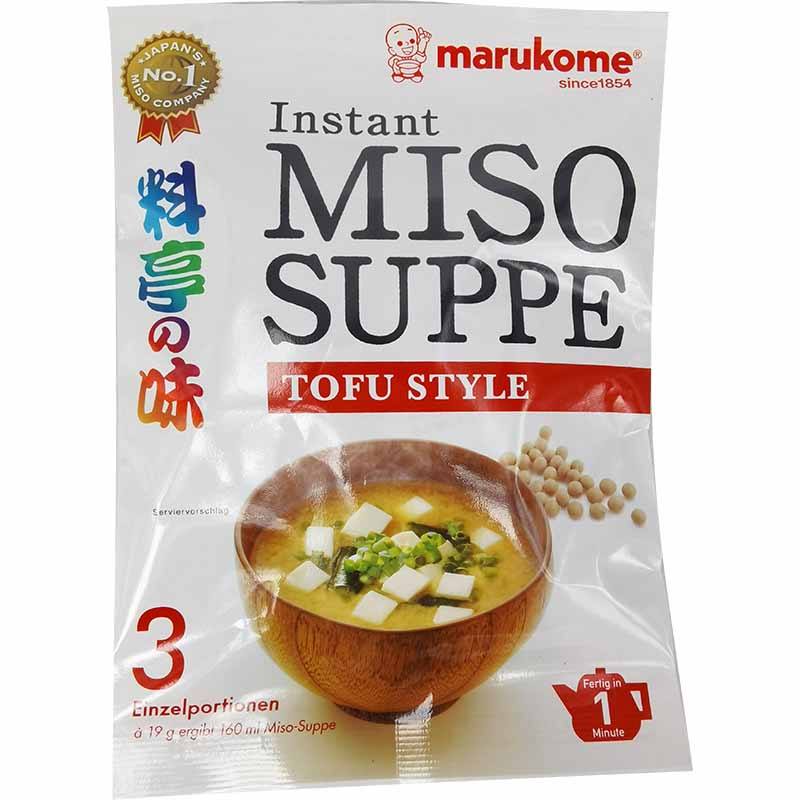 料亭之味日本豆腐味增汤 3份装 / Miso Suppenpaste 19g*3 Marukome