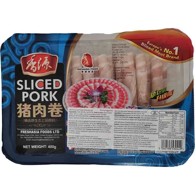 冰冻-Tiefgefroren! 香源食品 猪肉卷 400克/ Rindfleischscheiben Sliced 400g FRESHASIA