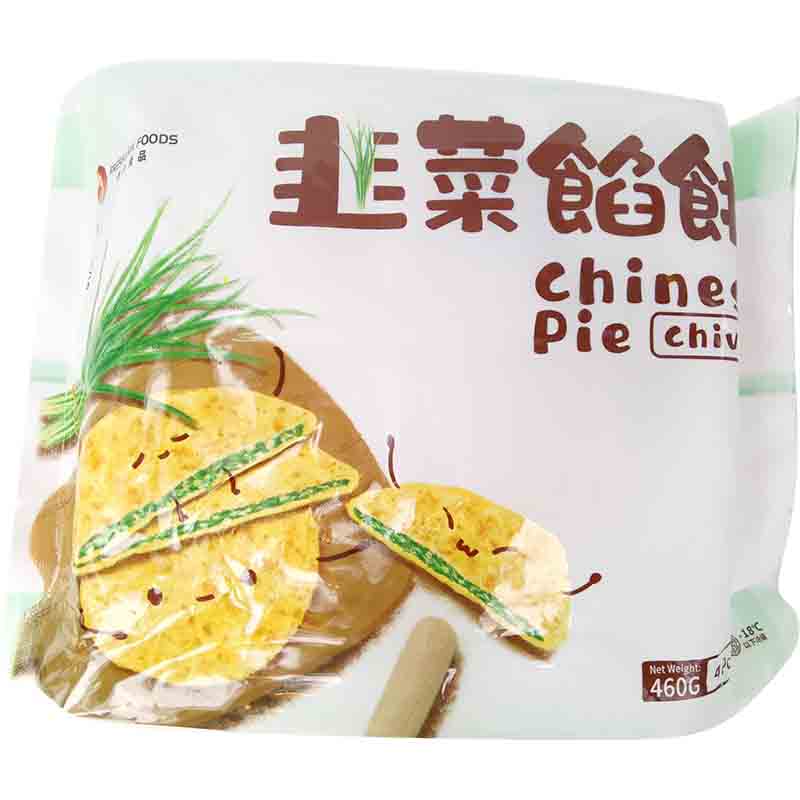 冰冻-Tiefgefroren! 香源 韭菜馅饼 460克/ Teigtaschen zum Braten (Schnittlauch) 460g