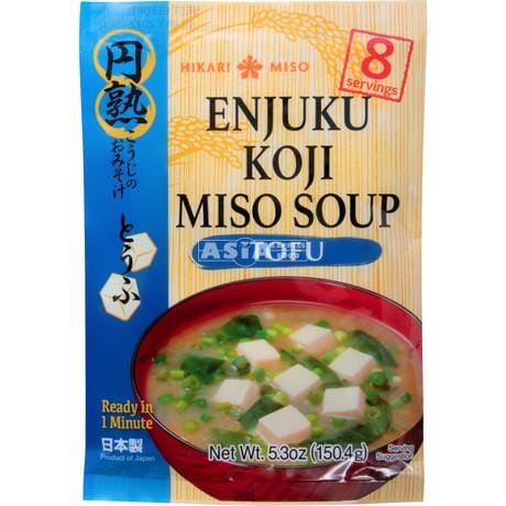 元熟速食味噌汤 - 豆腐 八份装/Enjuku Miso Tofu 8 Portionen 156g HIKARI MISO