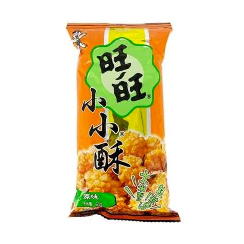 旺旺 小小酥 原味 60克/Mini-Reiskräcker Original 60g WantWant