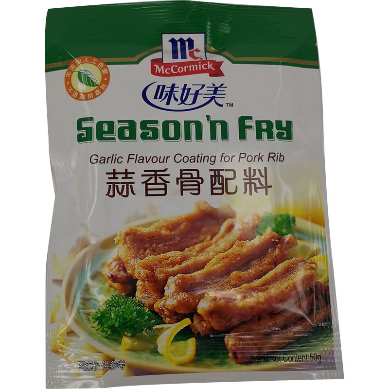 味好美 蒜香骨配料/McCormick Knoblauchgeschmack Paniermehl für Schweinerippchen 50g