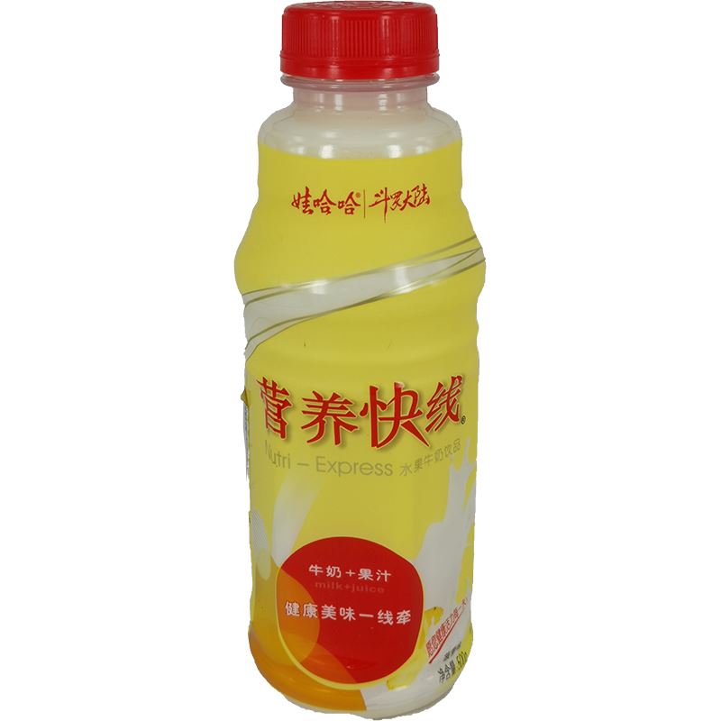 娃哈哈 营养快线 菠萝味 500毫升 /Joghurtgetränk mit Ananas 500ml WHH