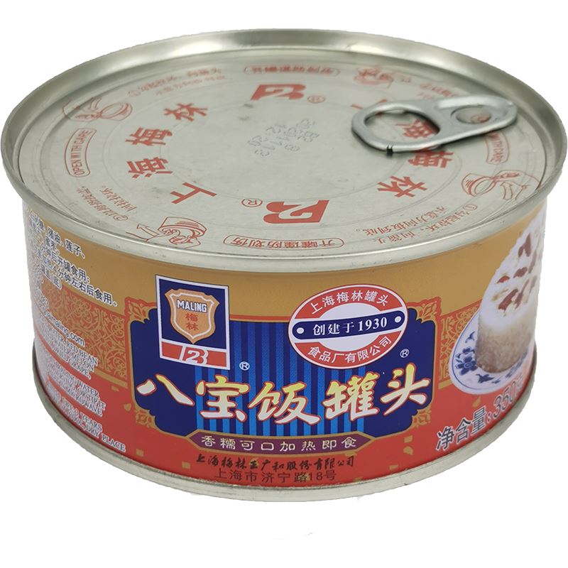 梅林 八宝饭罐头/Achtkostbarkeiten-Suppe 105g MALING