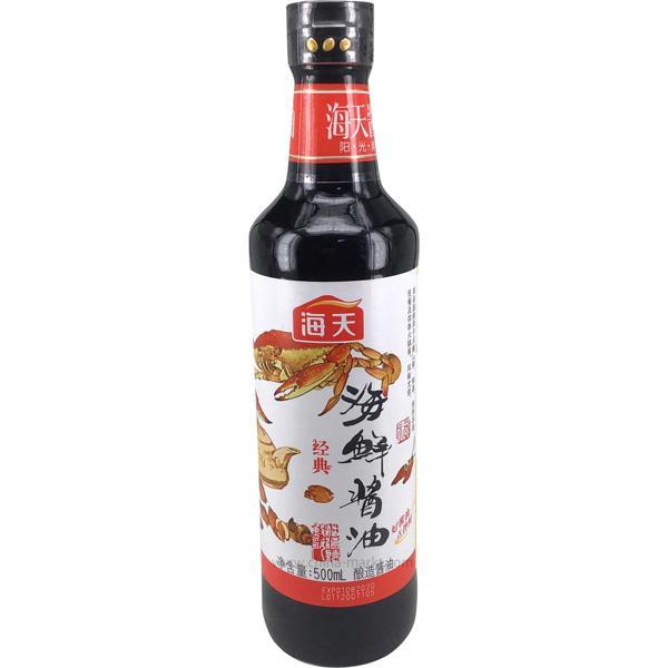 海天 海鲜酱油 500毫升 /Seafood Flavoured Sojasosse 500ml Haday