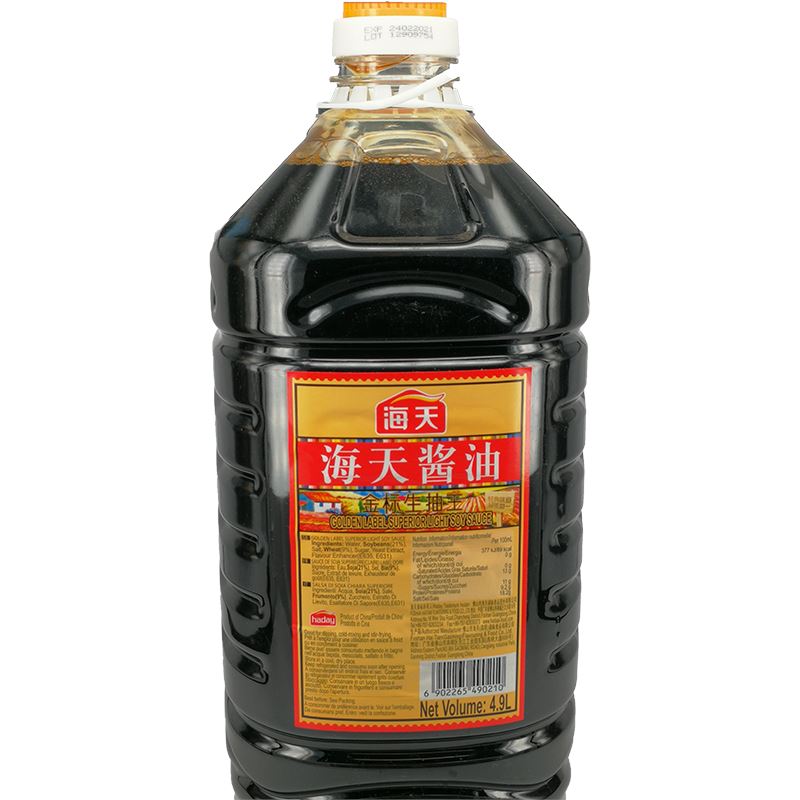 海天酱油 金标生抽王 4.9升 /Premium Sojasoße Hell 4.9L Haday