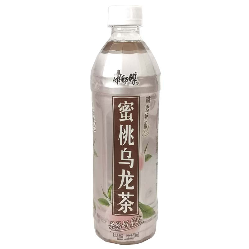 康师傅 蜜桃乌龙茶 500毫升 /Getränke mit Woolongtee u. Pfirsch 500ml MASTER KUNG