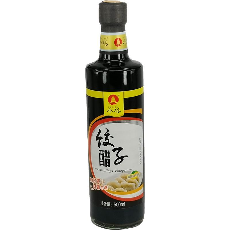 水塔 饺子醋 500毫升 /Essig mit Knoblauch Geschmack 500ml ShuiTa