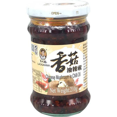 老干妈 香菇油辣椒210克/Pilze mit Chili in Sojaöl 210g LaoGanMa