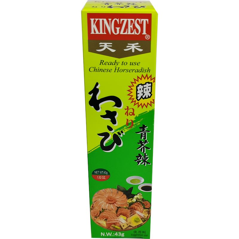 天禾 青芥辣 芥末膏 43克 /Wasabi Paste Tube 43g KINGZEST