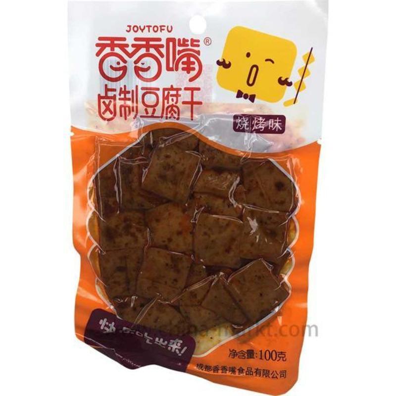 香香嘴 卤制豆腐干 烧烤味 100克 /Getrocknete Tofu gegrillt (wenig Scharf) 100g