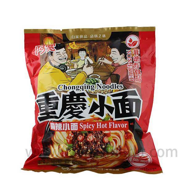 白家 阿宽重庆小面 麻辣味 100g /Instantnudelnsuppe Chongqing Art Hot Spicy 100g BAIJIA