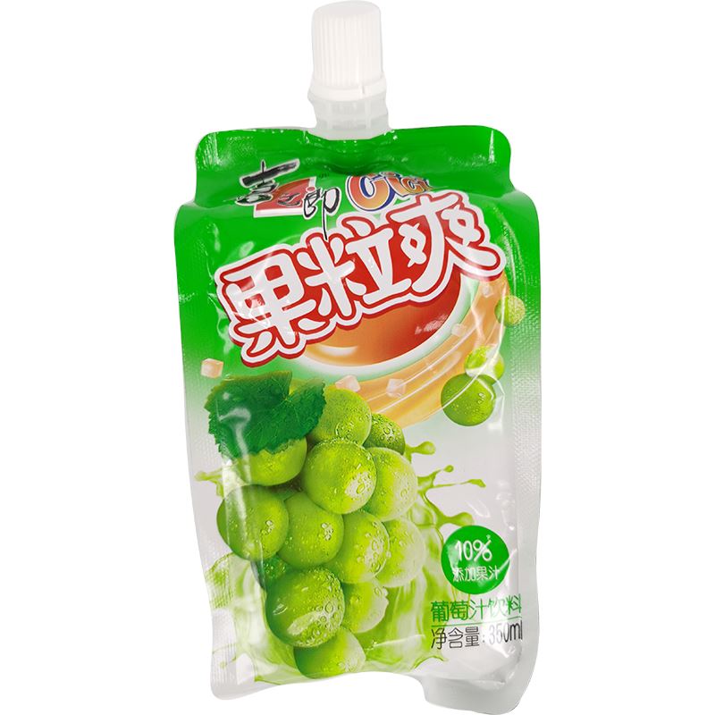 喜之郎 CICI果粒爽 葡萄汁饮料 350毫升 /Getränk mit Trauben 350ml XZL