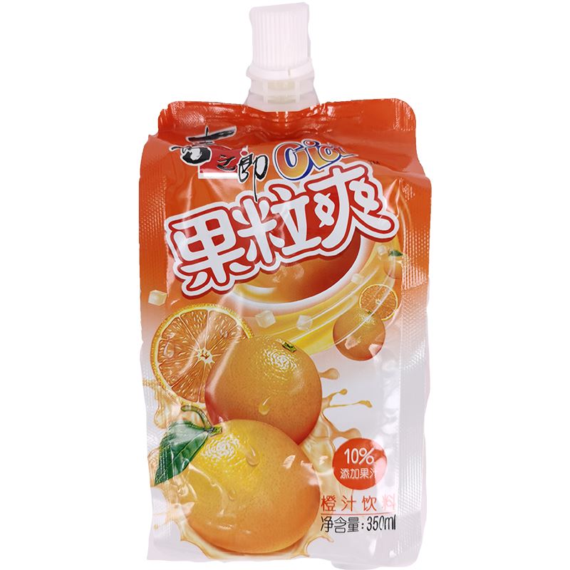 喜之郎 CICI果粒爽 橙汁饮料 350毫升 /Getränk mit Orangen 350ml XZL