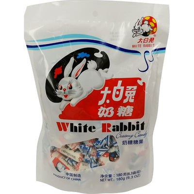 大白兔 奶糖糖果 180克/DaBaiTu Cremige Bonbons WHITE RABBIT 180g