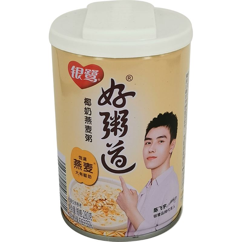 银鹭 好粥道 椰奶燕麦粥 280克 /Reisbrei Kokosmilch und Hafer YL 280g