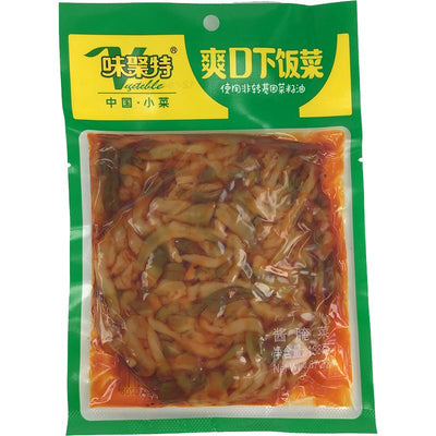 味聚特 爽口下饭菜/Eingelegtes Senf mit Spargelbohne 138g WEIJUTE