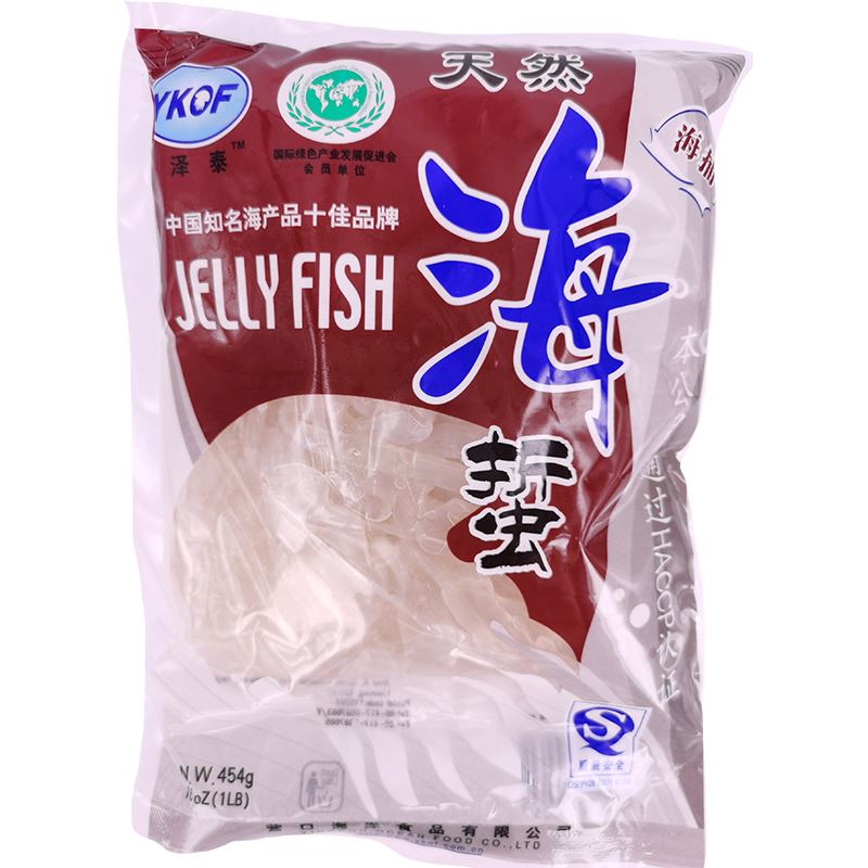 泽泰 海捕天然海蜇丝 咸味 454克/ Jellyfish streifen 454g YKOF