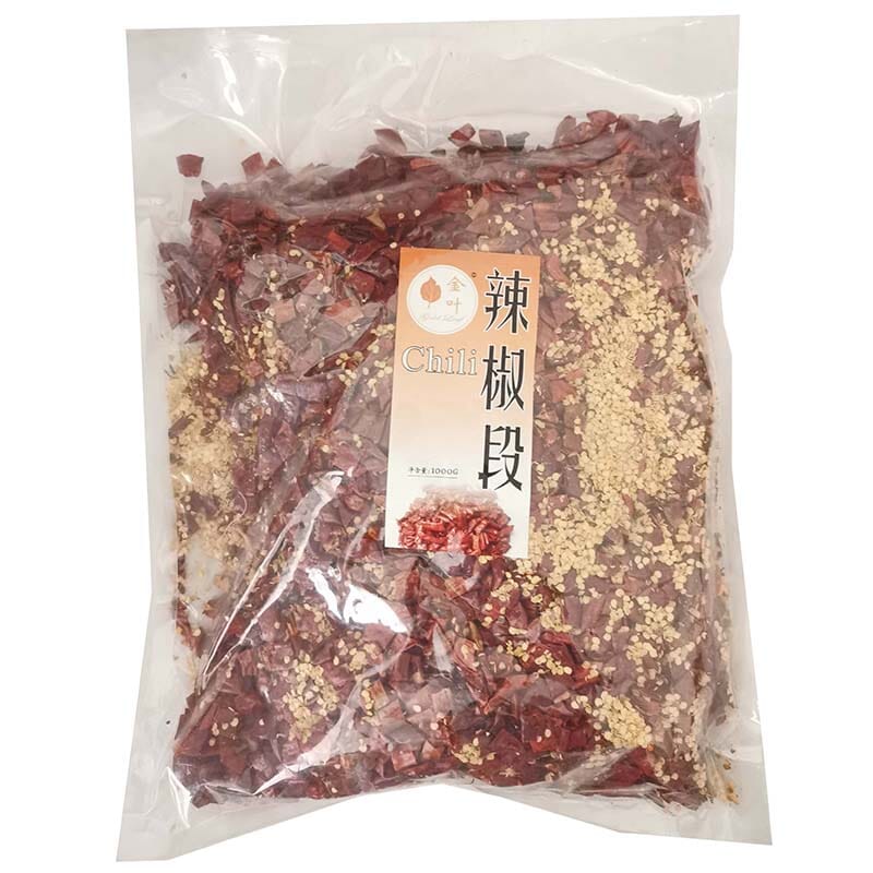 金叶 干辣椒段 1公斤 /Getrocknete Chili geschnitten 1000g