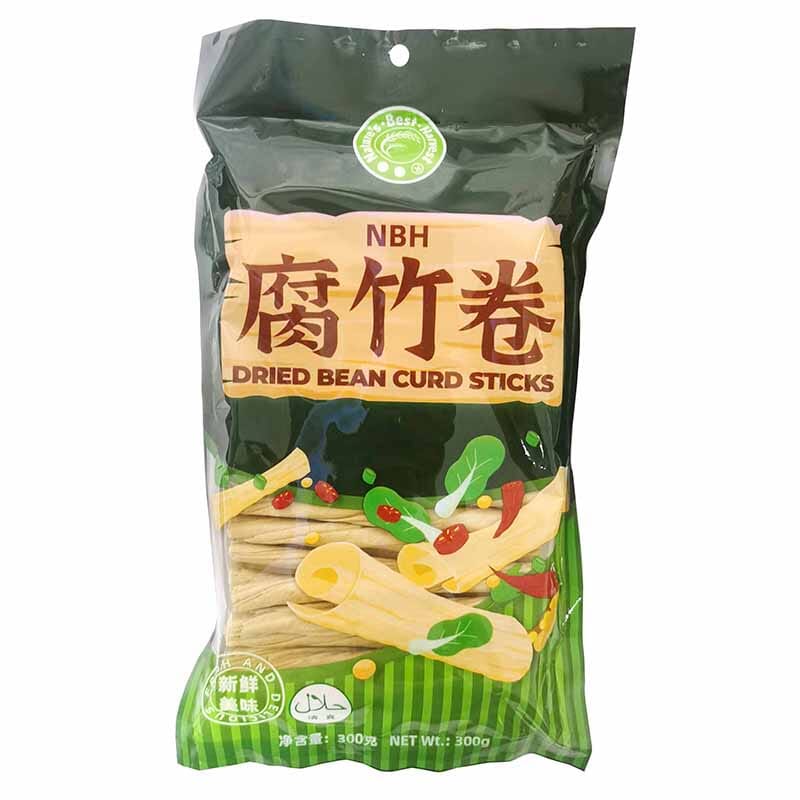 自然之源 腐竹卷/Getrocknete Tofu-Stick Röllchen 300g NBH