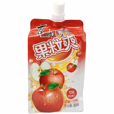 喜之郎 CICI果粒爽 苹果汁饮料 350毫升 /Getränk mit Apfel 350ml XZL