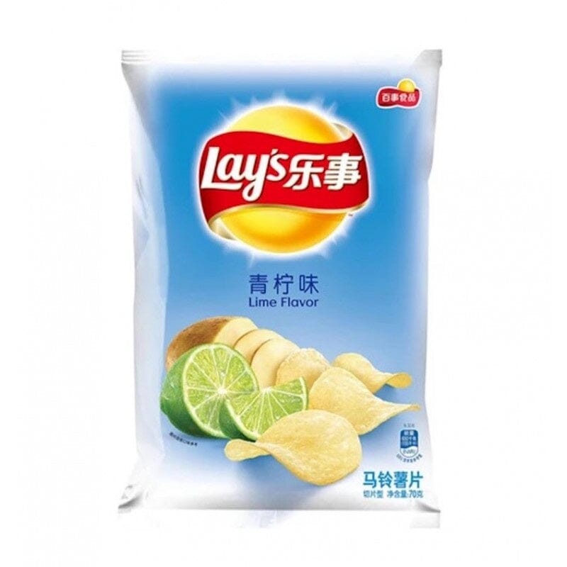 百事食品 乐事薯片 青柠味 70克 /Kartoffelchip Grünzitronegeschmack 70g Lays