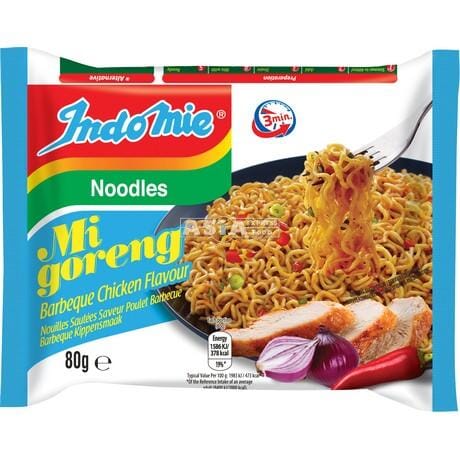 印尼 烧烤鸡肉味方便面 70克 / Instantnudeln Mi Goreng Barbeque Hühne 70g Indomie