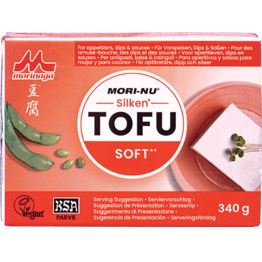 森永 无防腐剂 营养嫩豆腐(红)340克 /Silken Tofu Weich 340g Morinaga