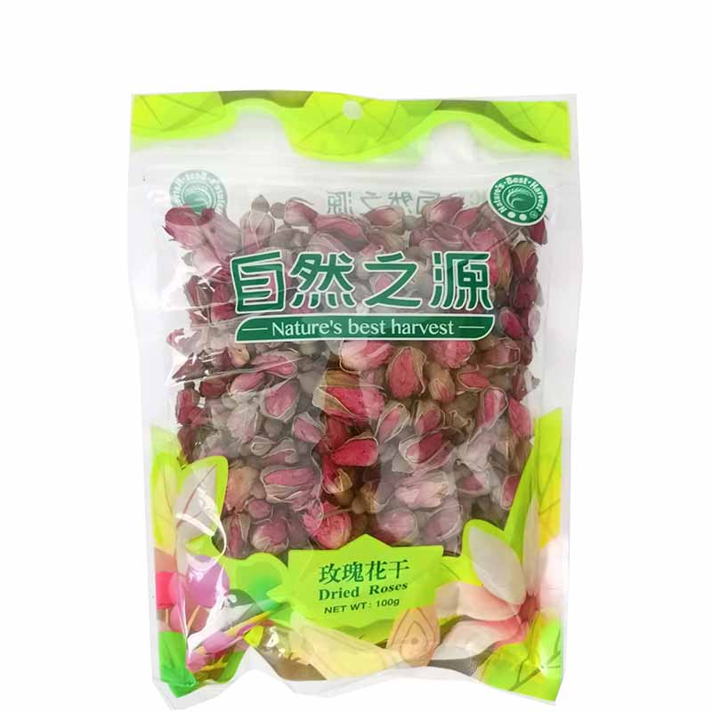 自然之源 玫瑰花干 100克 /NBH Getrockneten Rosenknospe 100g