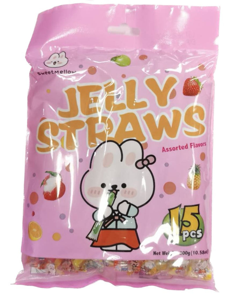 果冻棒 果冻条 什锦口味 15根 /Fruchtgummi Sticks 300g Sweetmellow