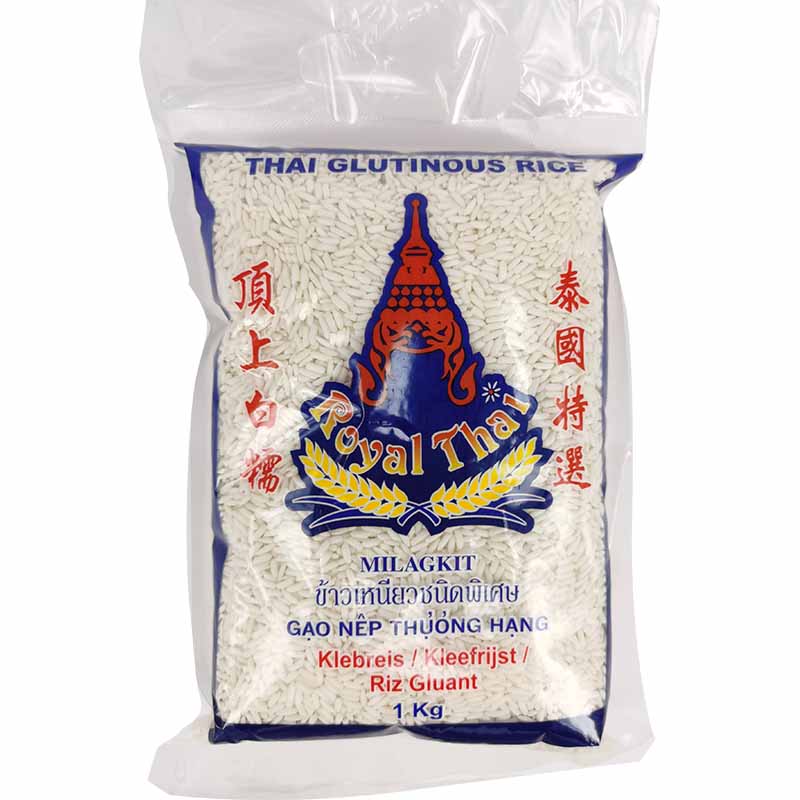 泰国特选 顶上白糯 糯米 1公斤 /Kleberreis 1kg ROYAL THAI RICE