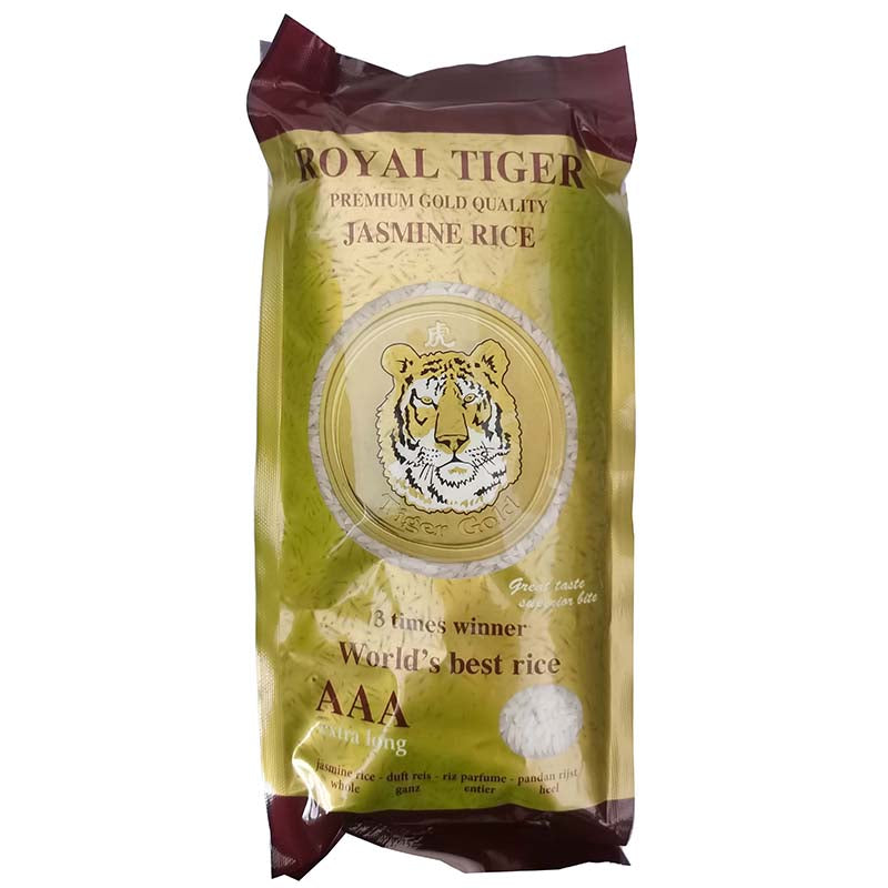 皇家虎牌 金装 茉莉香米1公斤/Jasminreis Gold (Duftreis) 1kg Royal Tiger