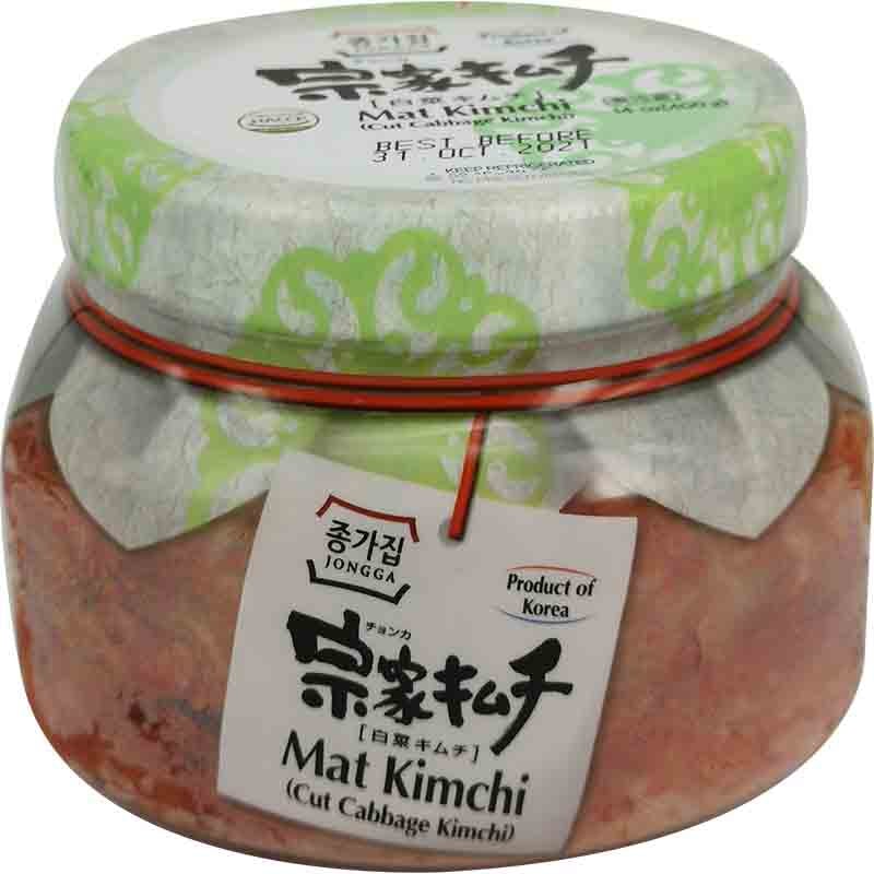 韩国宗家府 泡菜 辣白菜 片 罐装400克/Mat Kimchi 400g JONGGA