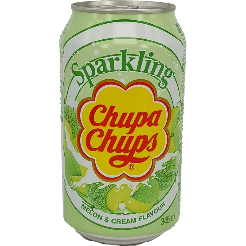 珍宝珠 棒棒糖同款 香瓜奶油味汽水 345ml/Soda Sparkling Melone & Sahne 345ml CHUPA CHUPS