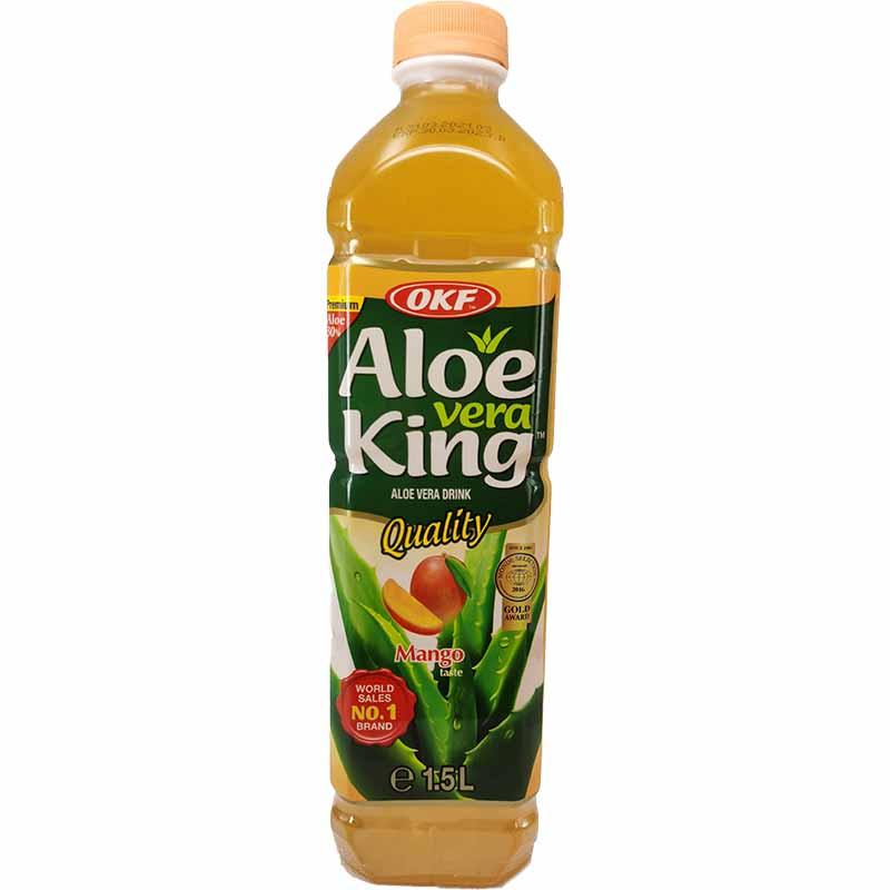 韩国芦荟饮料 芒果味 1.5升 /Aloe Vera Getränk Mango Geschmack 1500ml OKF