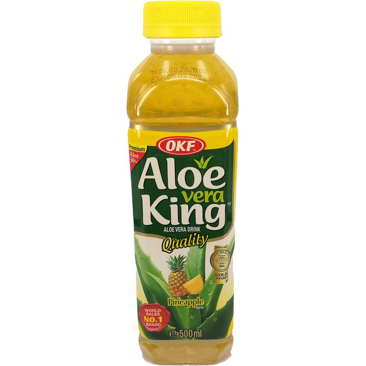 韩国芦荟饮料 菠萝味 500ml / Aloe Vera King Getränk mit Ananasgeschmack 500ml OKF