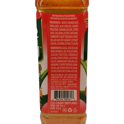 韩国芦荟饮料 酸果蔓味 500ml/Aloe Vera Getränk Cranberrygeschmack 500ml OKF