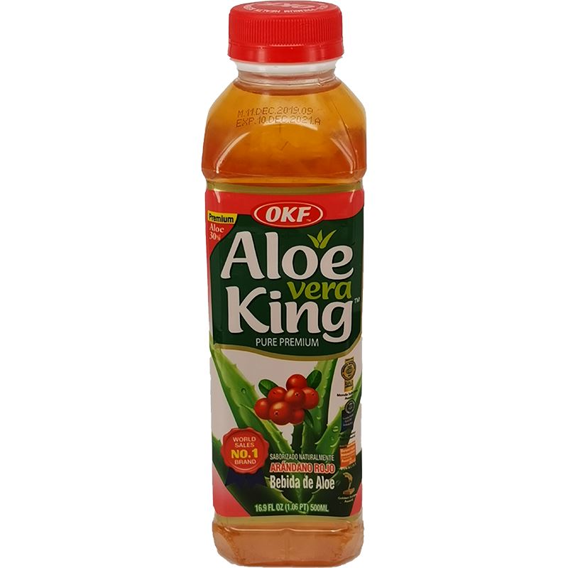 韩国芦荟饮料 酸果蔓味 500毫升 /Aloe Vera Getränk Cranberrygeschmack 500ml OKF