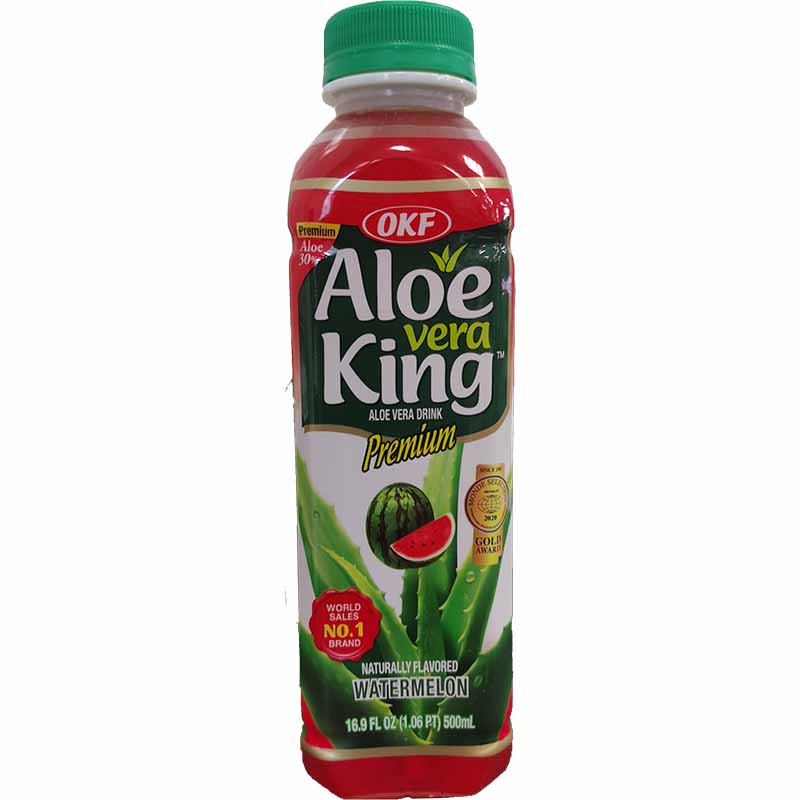 韩国芦荟饮料 西瓜味 500ml/Aloe Vera Getränk Wassermelonegeschmack 500ml OKF