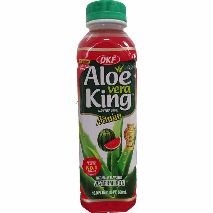 韩国芦荟饮料 西瓜味 500ml/Aloe Vera Getränk Wassermelonegeschmack 500ml OKF