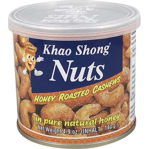 蜂蜜腰果 140克/ Cashewkerne mit Honig, überbacken, geröstet 140g KHAO SHONG