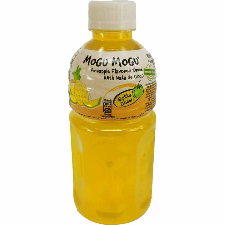 椰果饮料 菠萝味 320毫升/Ananasgetränk mit Nata de Coco 320ml MOGU MOGU