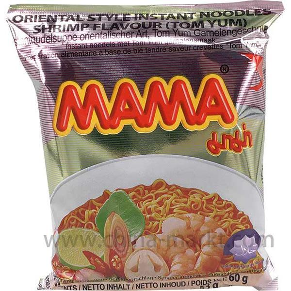 东方风味MAMA方便面 鲜虾味60克 / Instant Nudeln Garnelengeschmack 60g Oriental Style MAMA