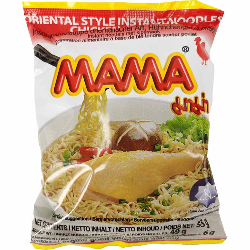 东方风味MAMA方便面 鸡肉味 55克 /Oriental Style Instant Nudeln Hähnchengeschmack 55g MAMA