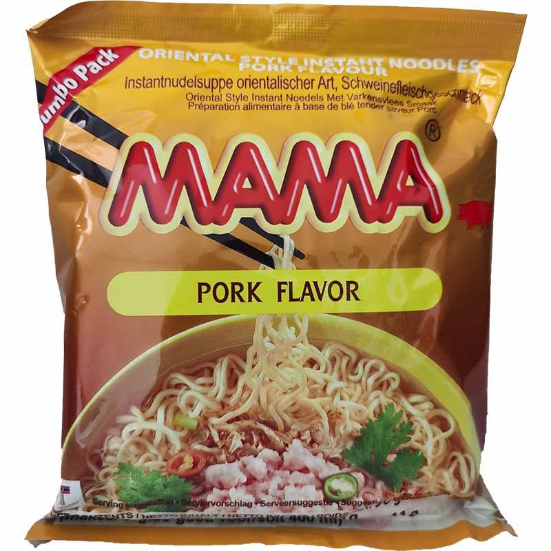 东方风味MAMA方便面 猪肉味 90克/Instant Nudeln mit Schweinegeschmack Oriental Style 90g MAMA