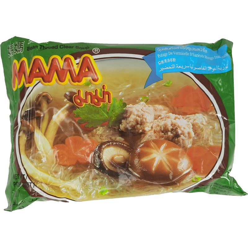 东方风味MAMA方便面 即食清汤冬粉 40克/Instantglasnudeln Suppe klar 40g Oriental Style MAMA