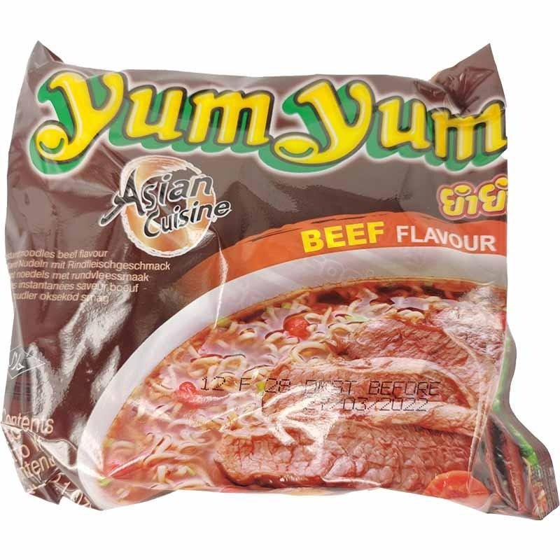 YumYum 牛肉味方便面 / Instant Nudeln Rindgeschmack 60g