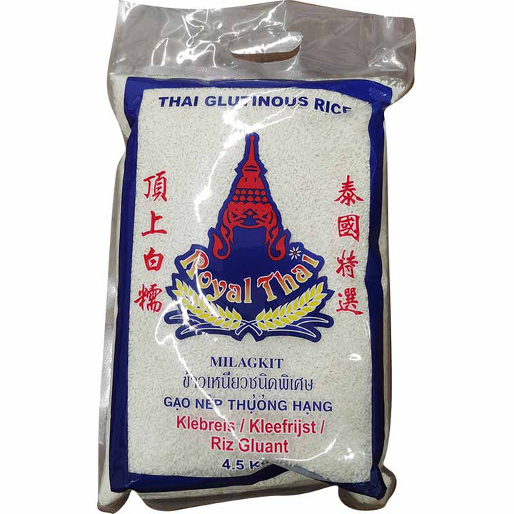 泰国特选 顶上白糯 糯米 4.5公斤/Kleberreis 4.5kg ROYAL THAI RICE
