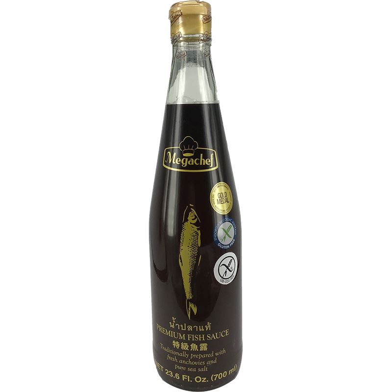 泰国超级厨师 特级鱼露 700毫升 / Premium Fischsauce Glutenfrei 700ml MEGACHEF